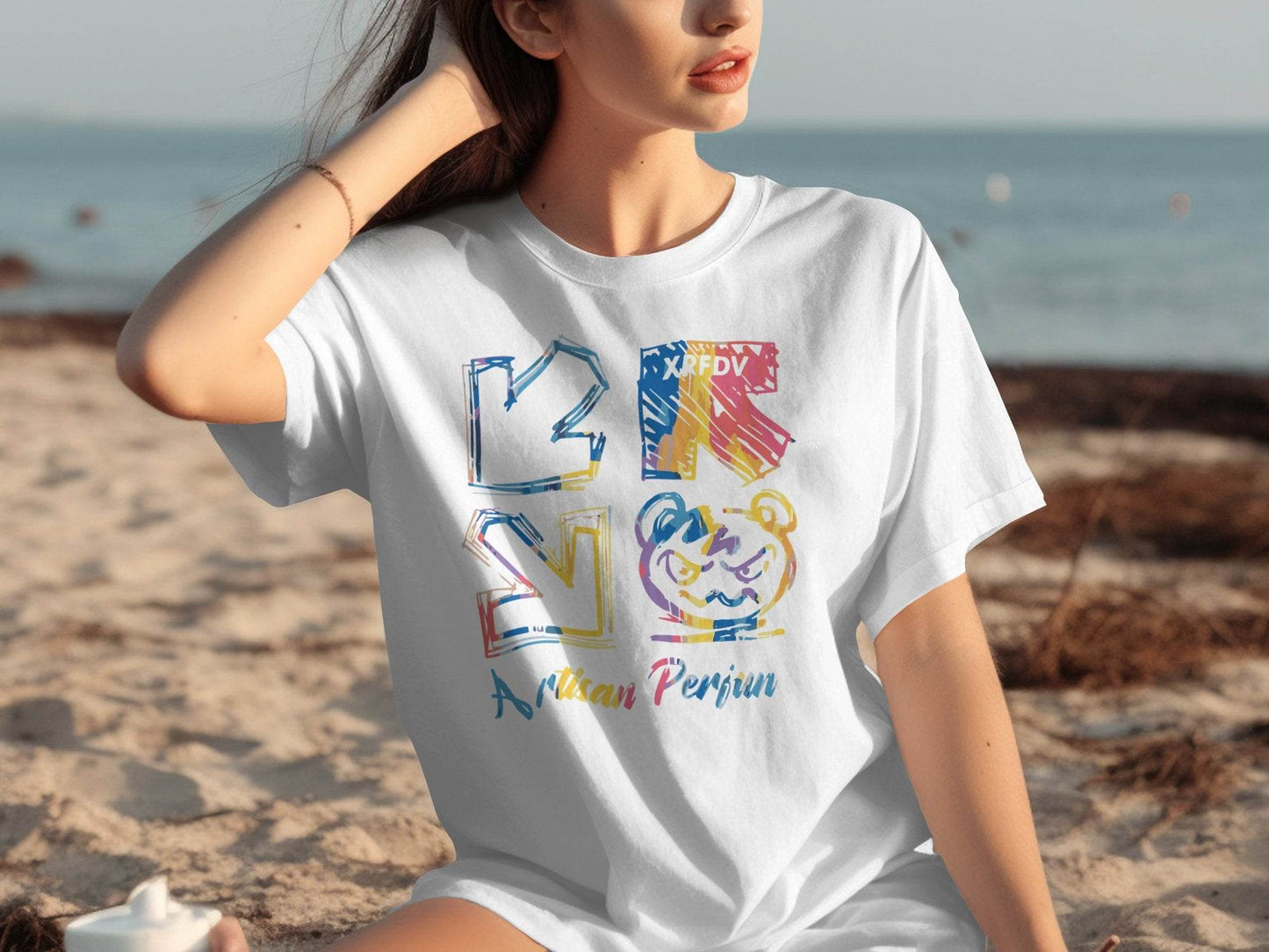 Artisan Perjun Mad Bear Arrow Unique Artistic Pattern Graphic T-Shirt - Design & Vybe