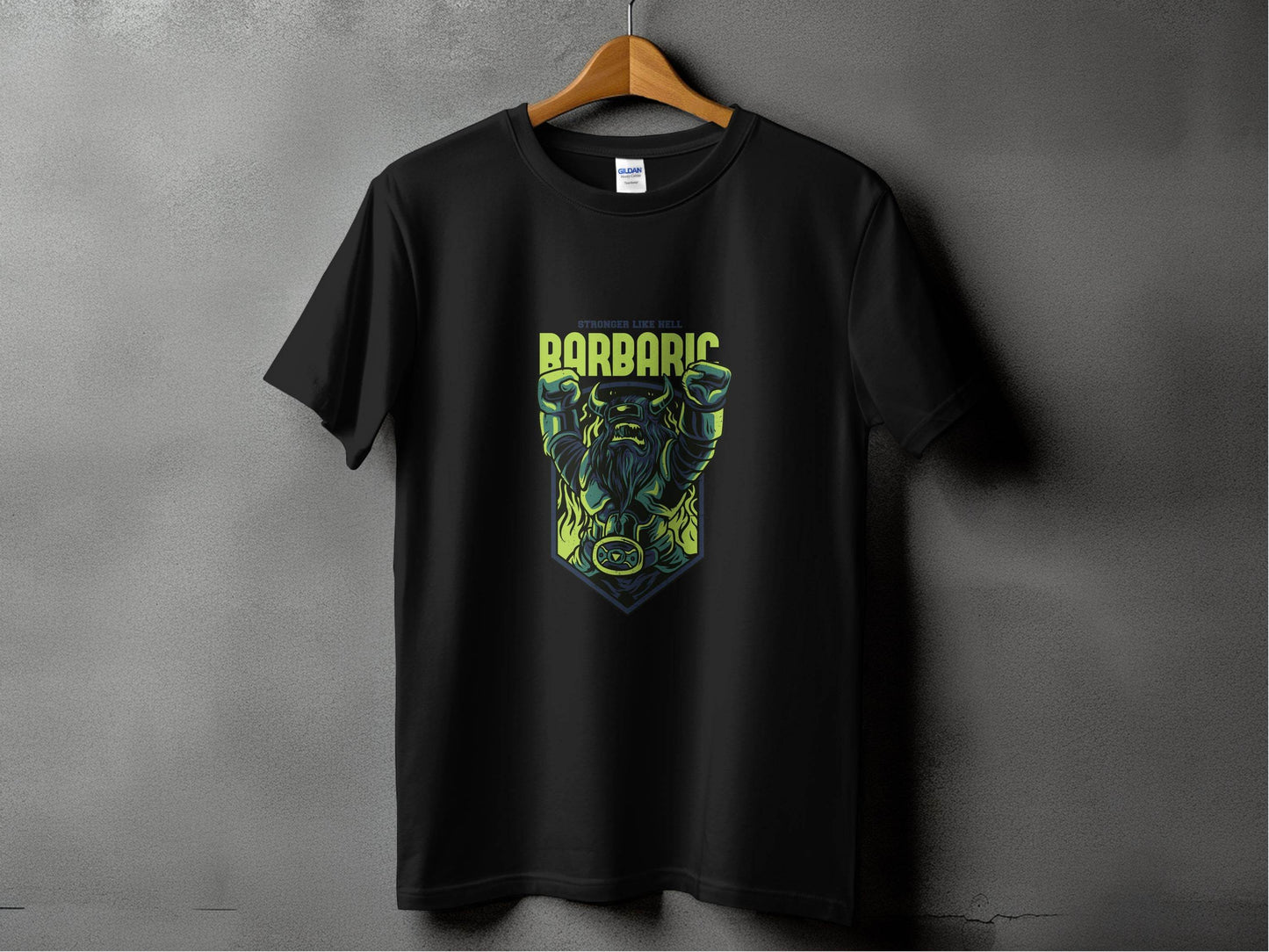 Stronger Like Hell Barbaric Warrior Graphic T-Shirt - Design & Vybe