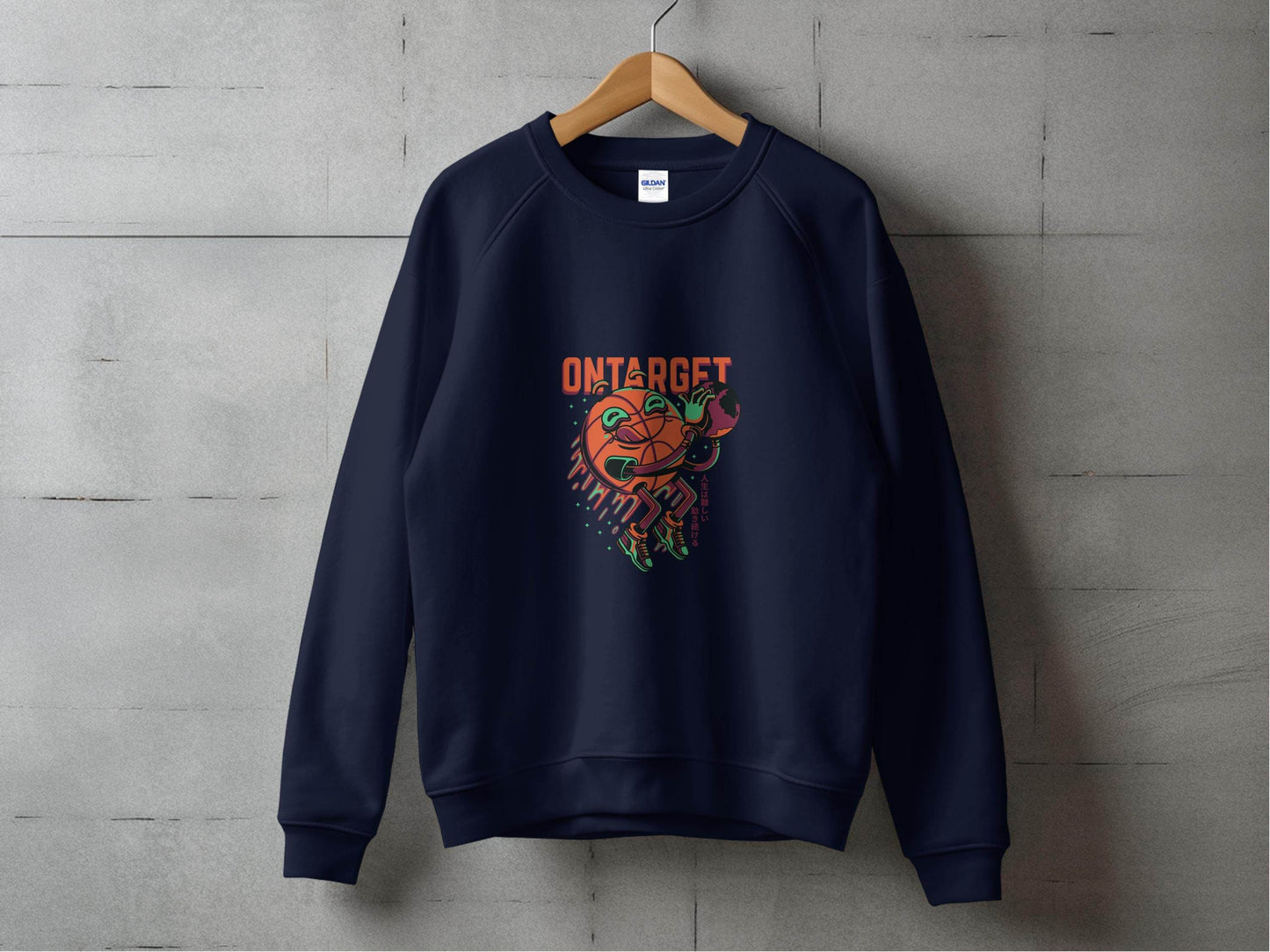 On Target Basketball Globe Design Premium Style Hoodie - Design & Vybe