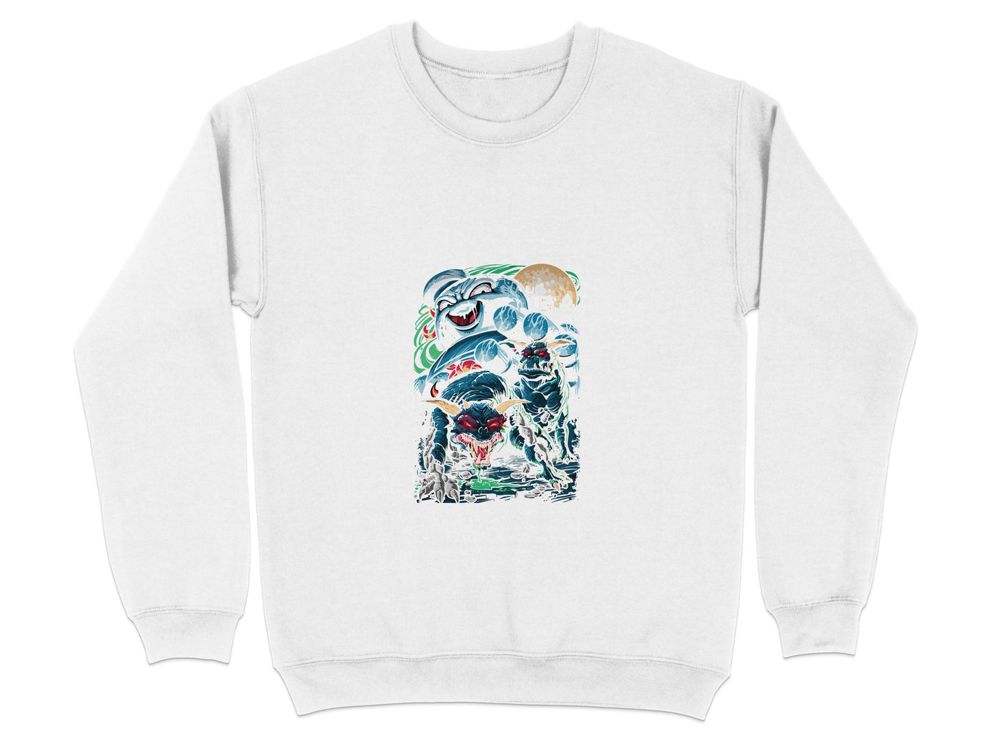 Monstrous Creatures Graphic Design Artwork Sweater - Design & Vybe
