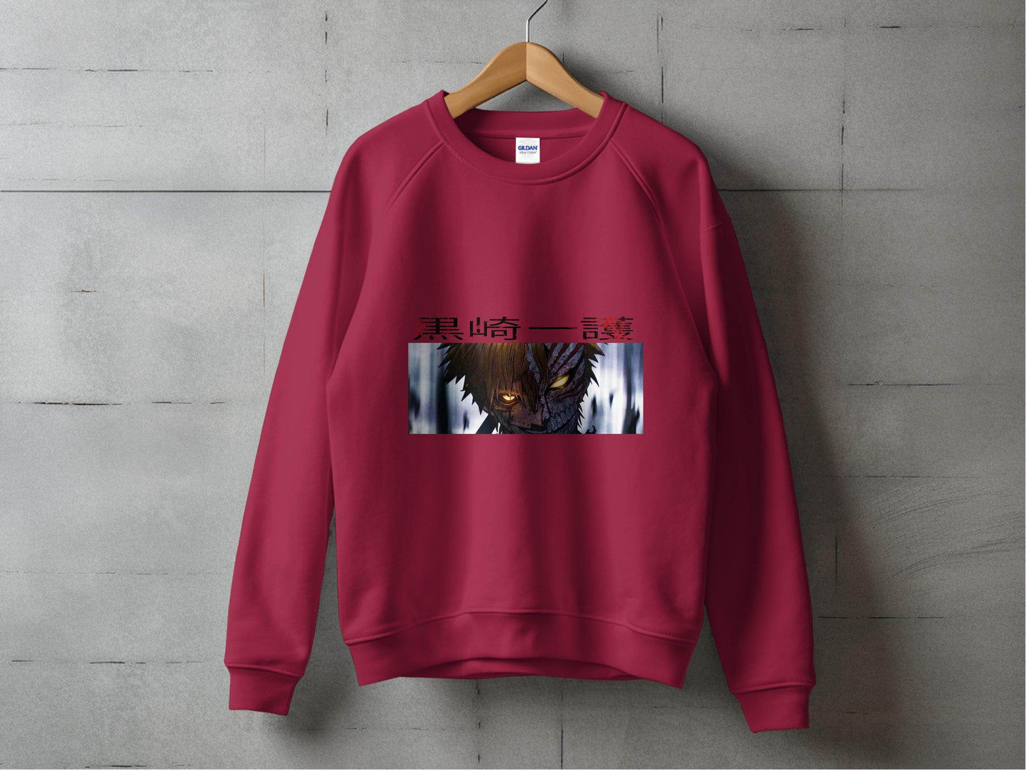 Anime Character Half Mask Kurosaki Ichigo Art Sweater - Design & Vybe