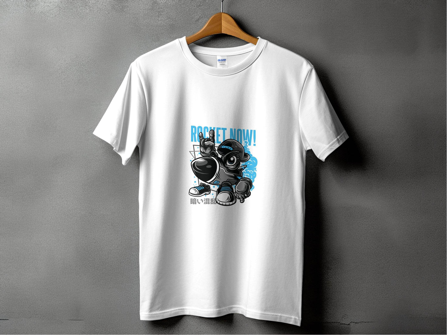 Rocket Now Cartoon Character Cool Design Art T-Shirt - Design & Vybe