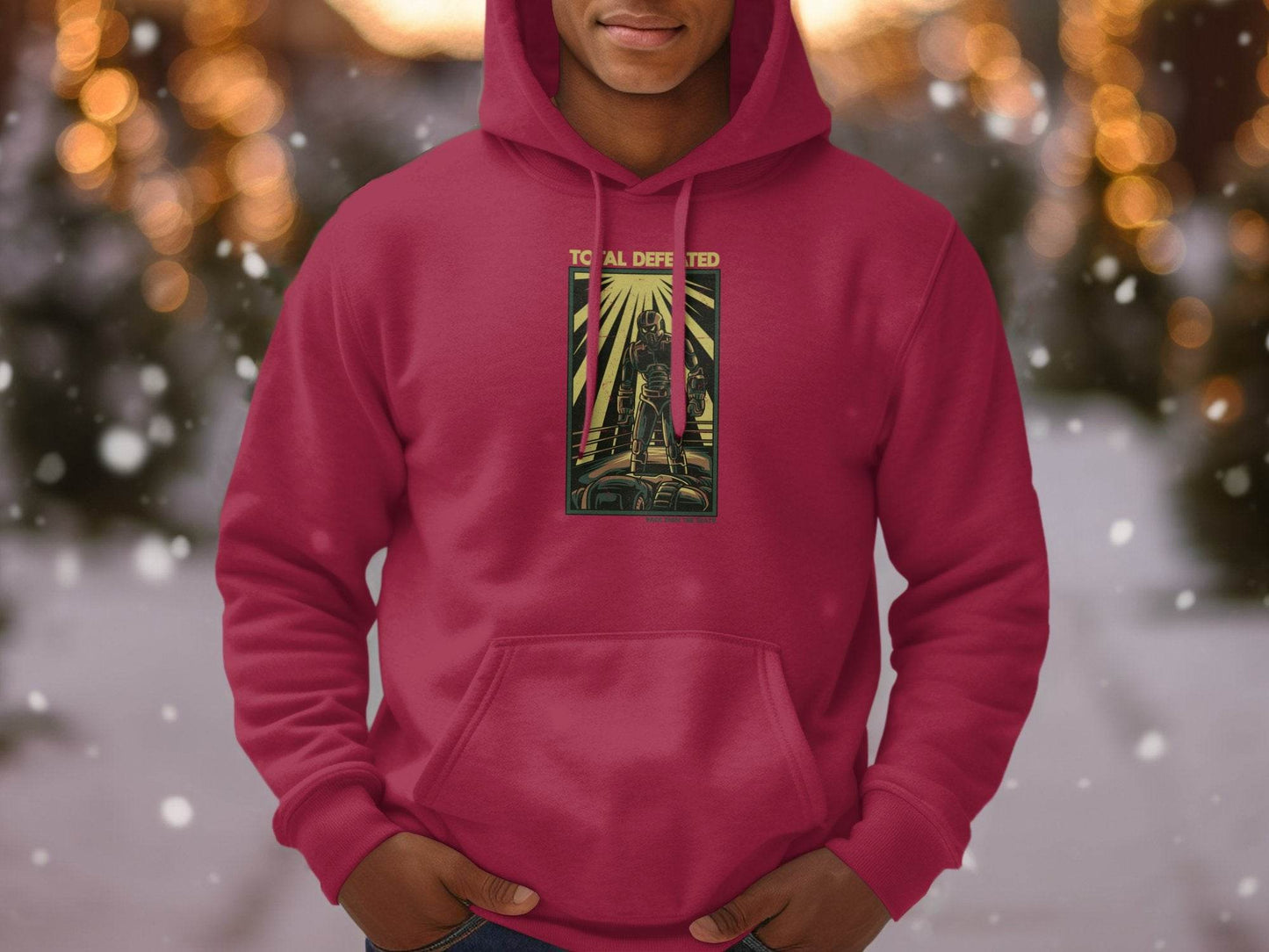 Total Defeated Back From The Death Stylish Graphic Hoodie - Design & Vybe