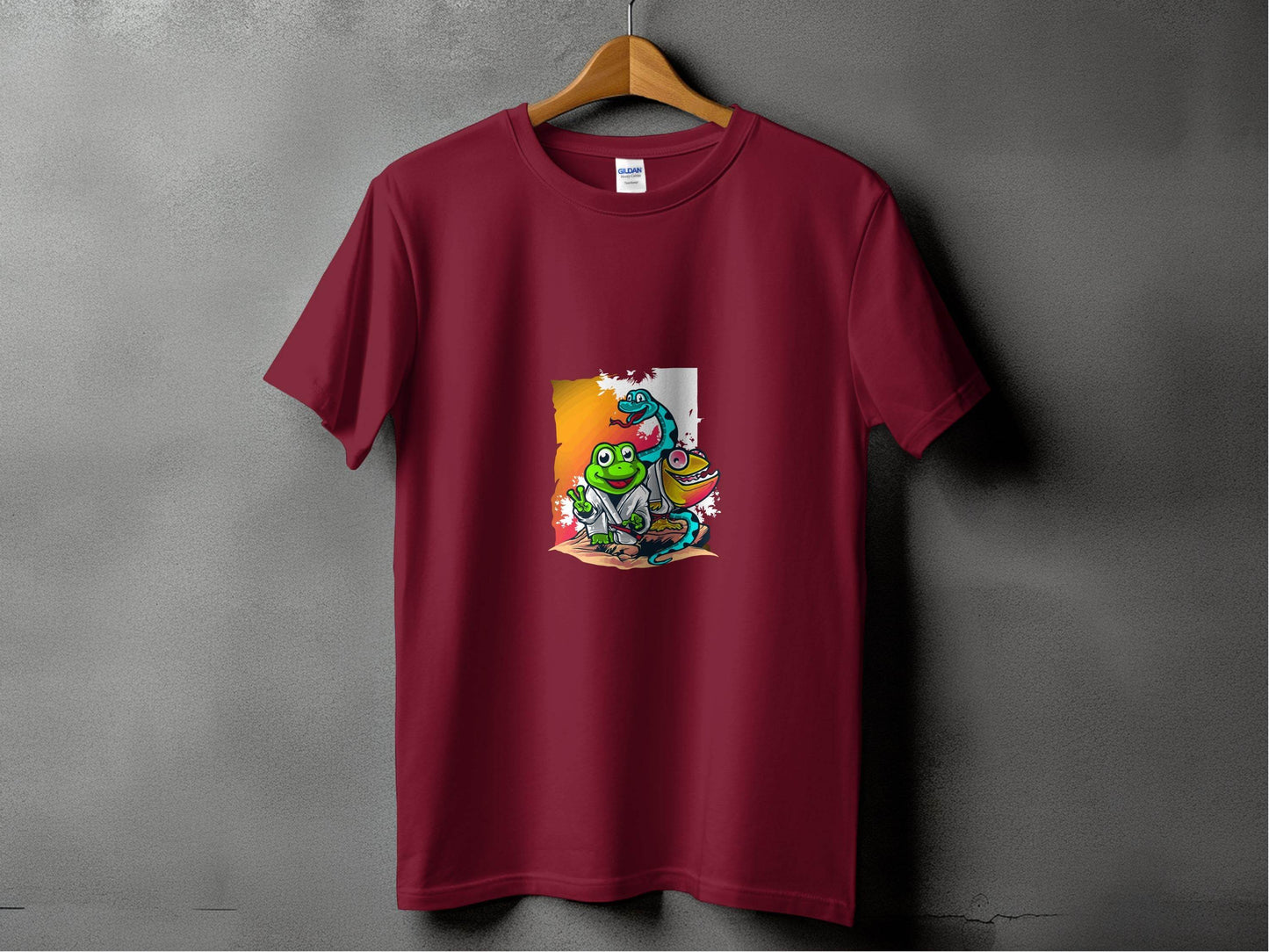 Animals in a Dojo Fighting Styles Illustration T-Shirt - Design & Vybe