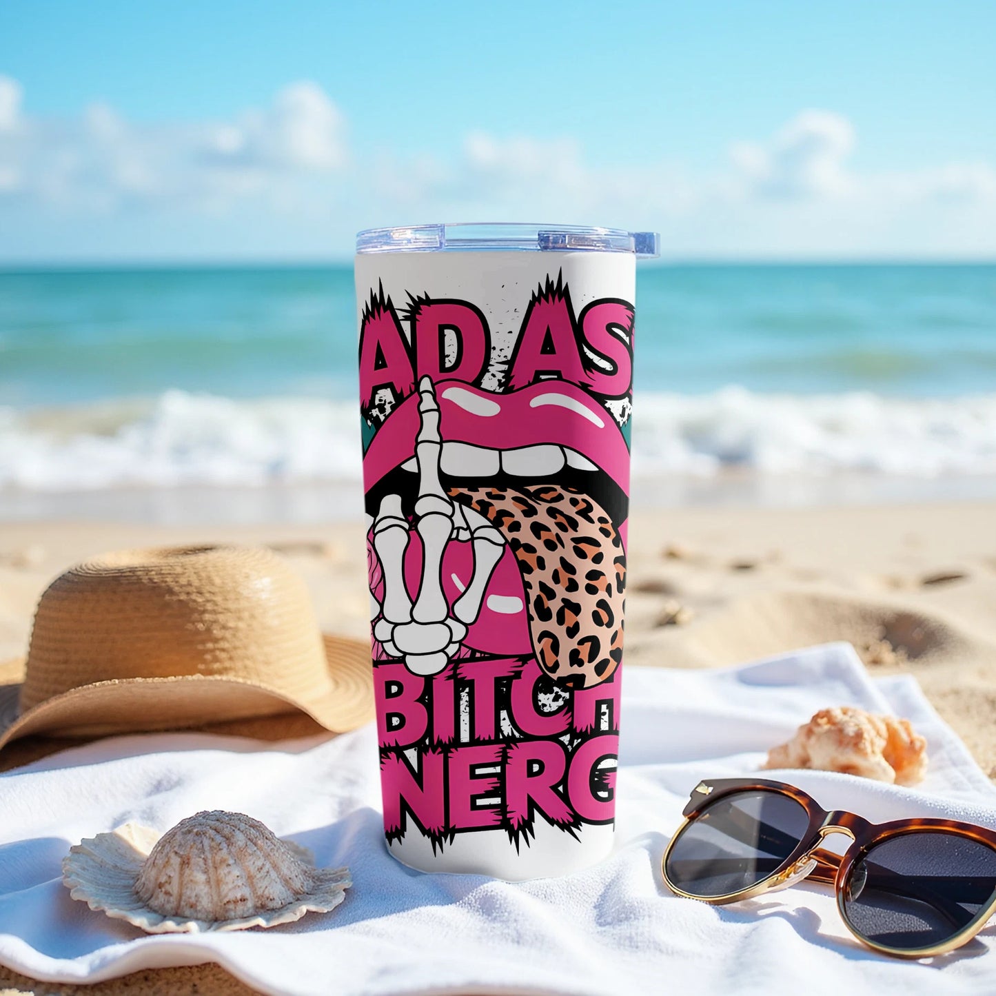 Bold Statement Beach Ready Travel Mug product
