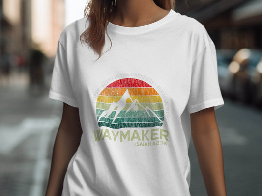 Waymaker Isaiah 42:16 Light In The Darkness T-Shirt - Design & Vybe