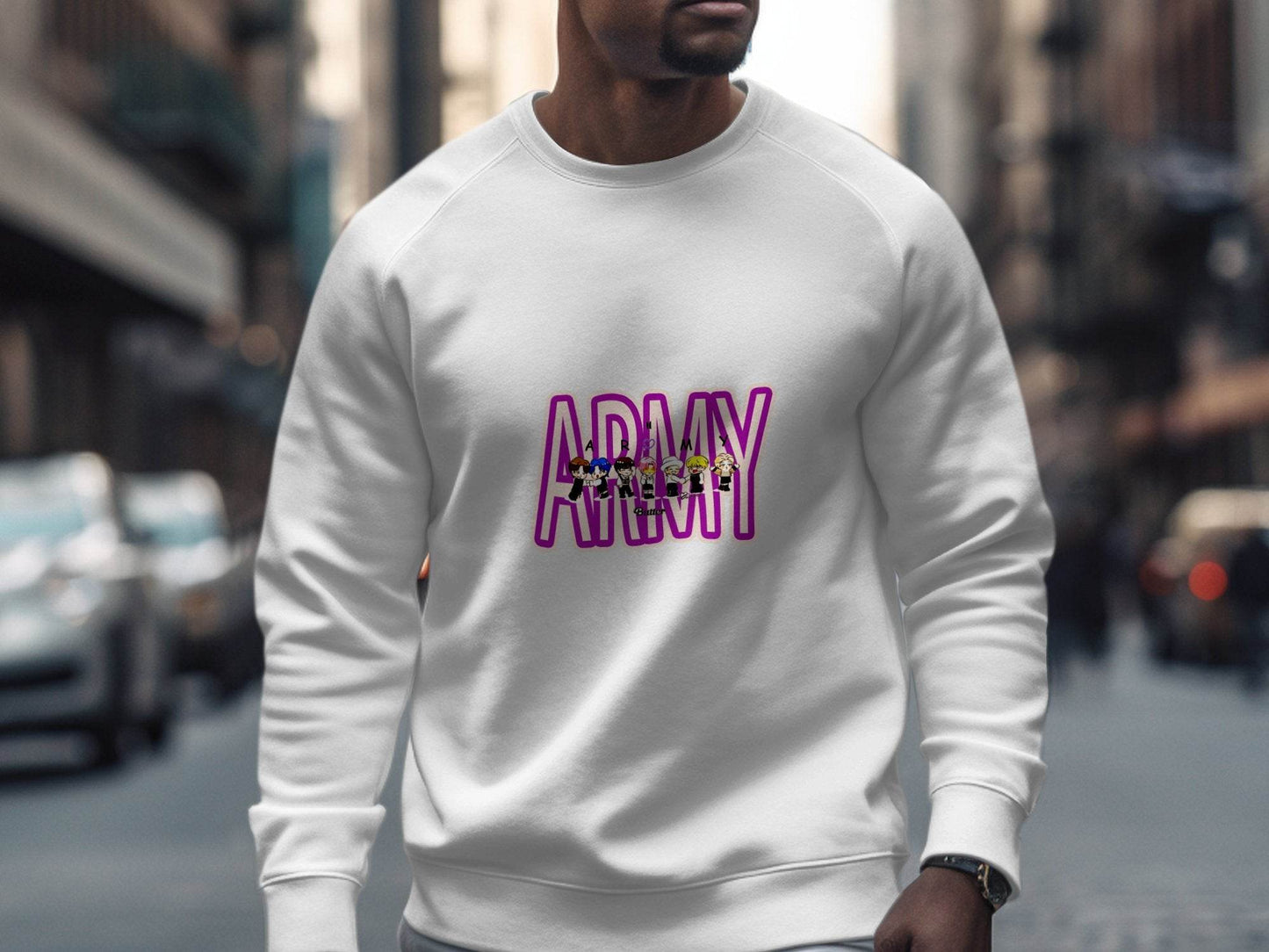 Cute BTS Army Butter Edition Design Fan Art Sweater - Design & Vybe