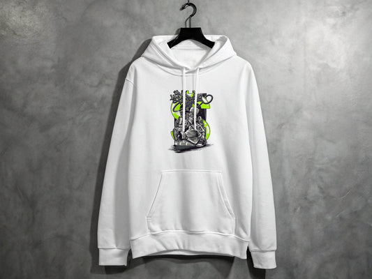 Urban Street Art Graffiti Character Design Printed Hoodie - Design & Vybe