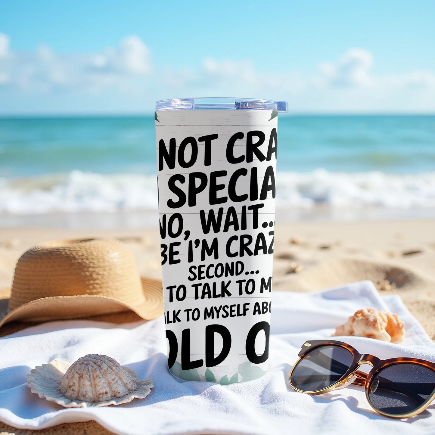 Humorous Tumbler With Quirky Quote Travel Product