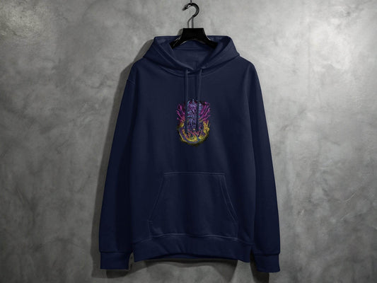 The Queen Xenomorph Art Monster Illustration Hoodie - Design & Vybe