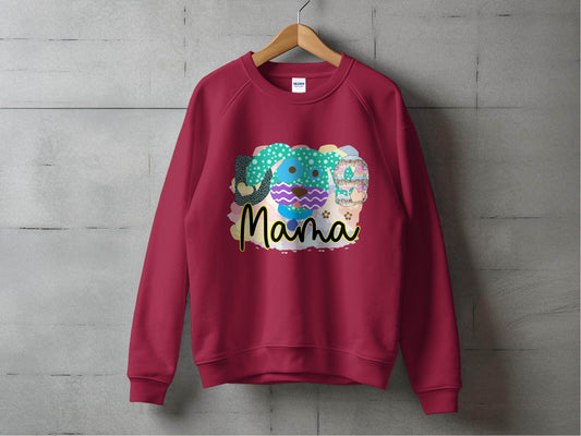 Dog Mama Colorful Graphic Design Great Gift Idea Sweater - Design & Vybe