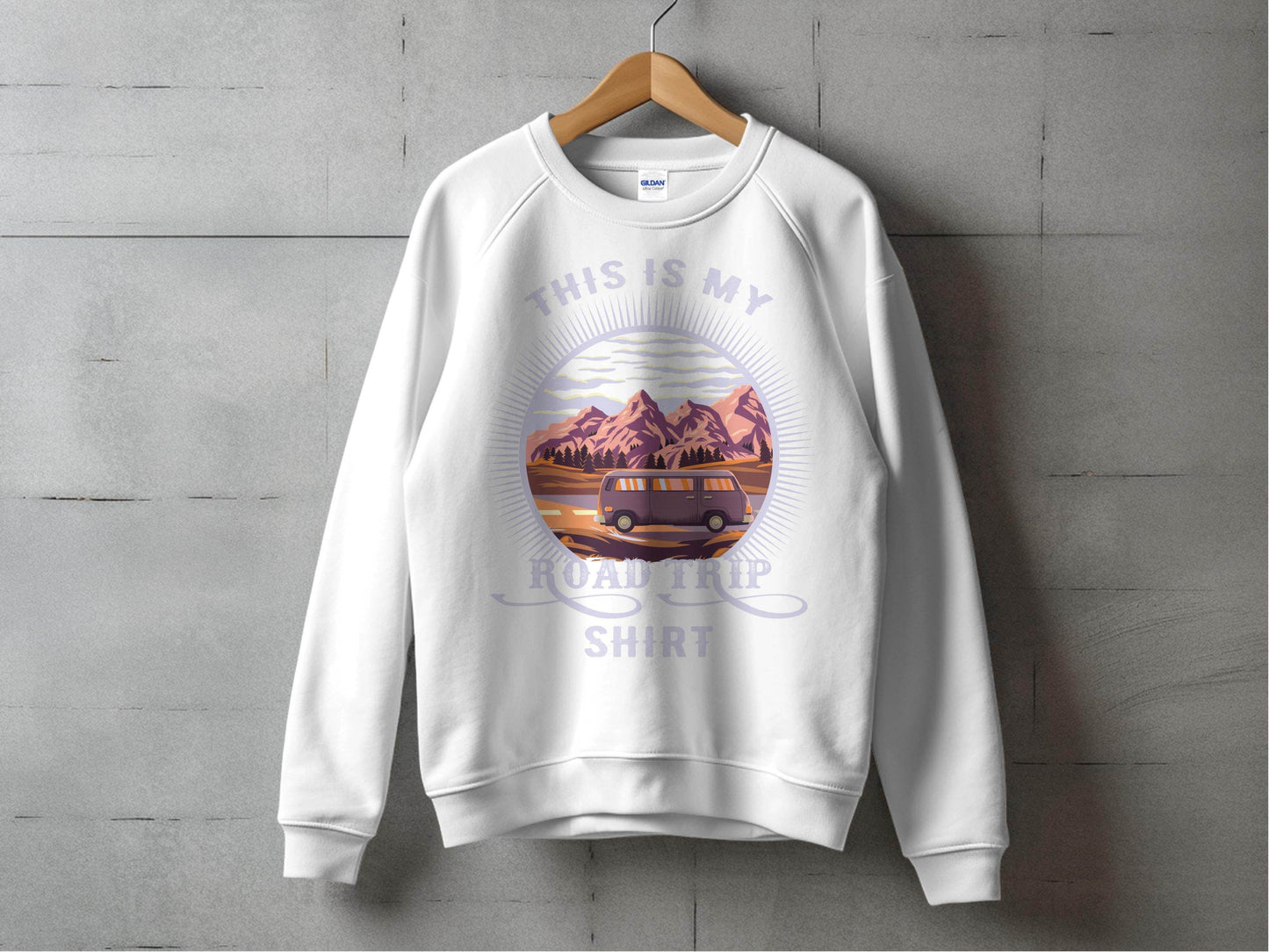 Road Trip Adventure Graphic Comfortable Sweater - Design & Vybe