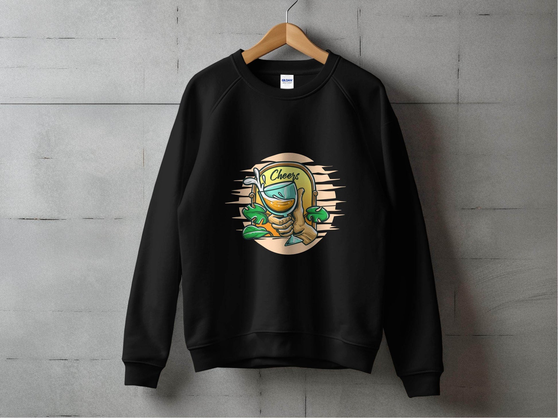 Celebration Cheers Graphic Art Design Sweater - Design & Vybe