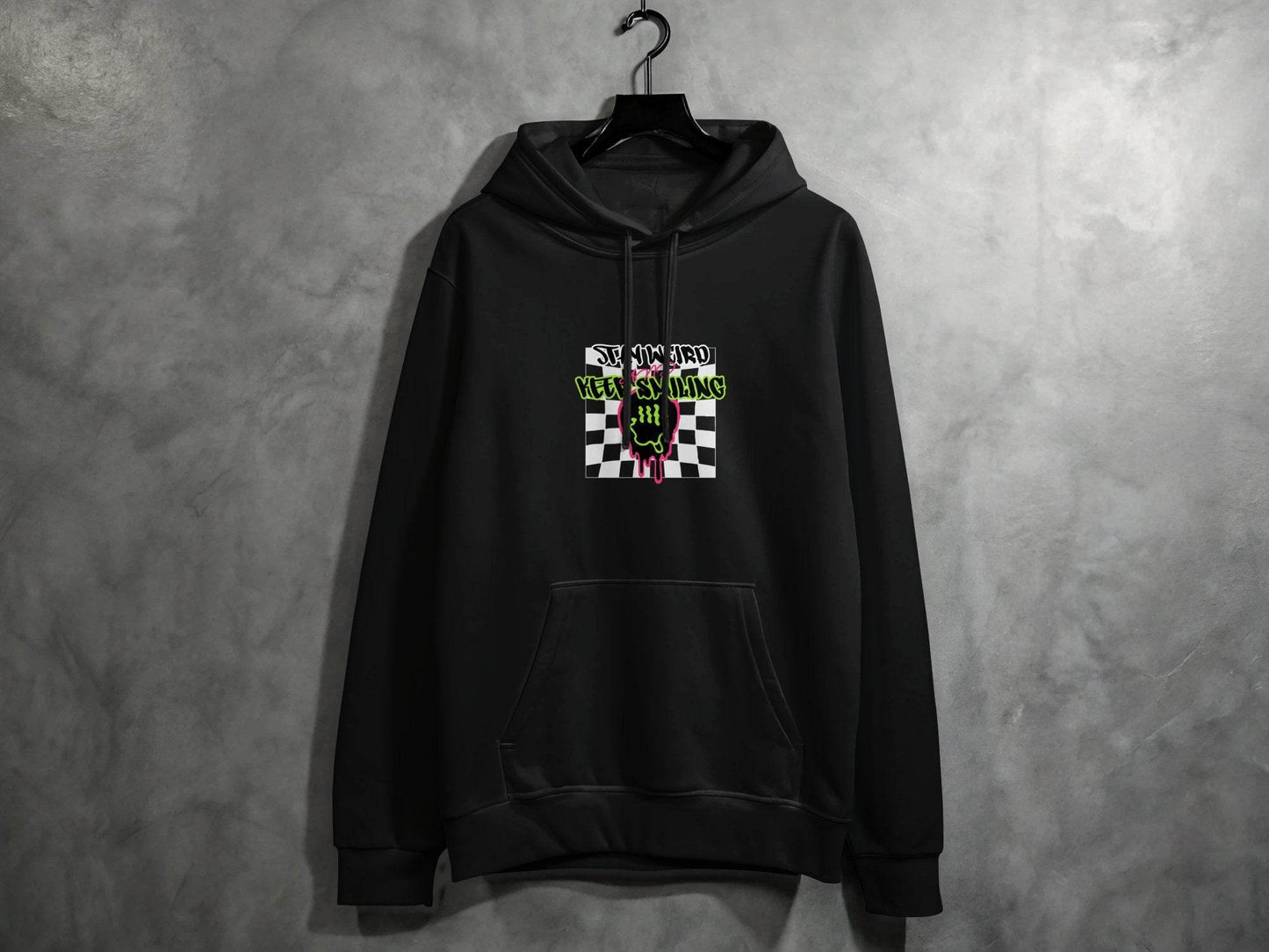 Stay Weird and Keep Smiling Graphic Design Hoodie - Design & Vybe