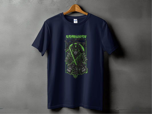 Warrior Lion Samurai Design Graphic Art T-Shirt - Design & Vybe