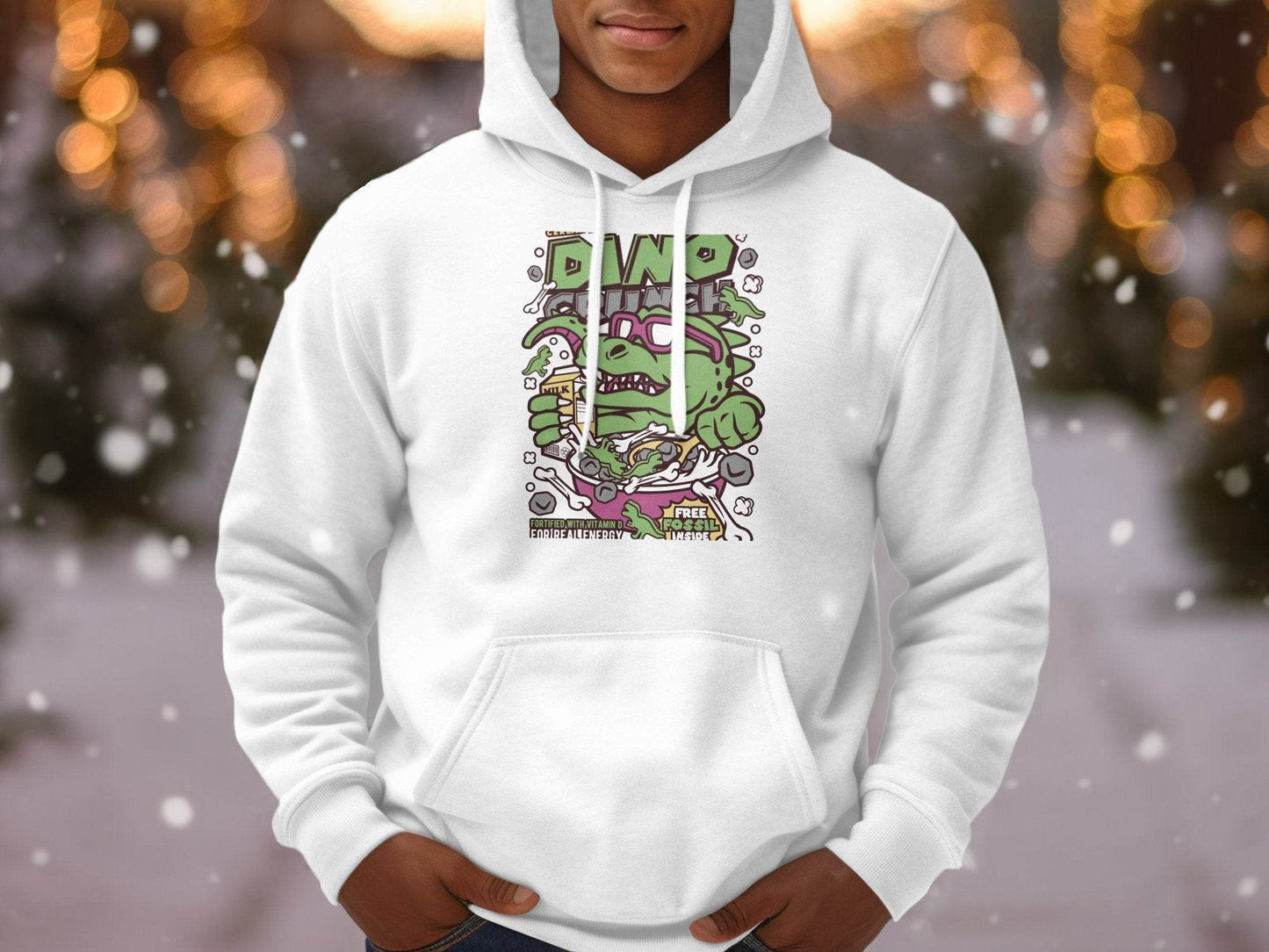 Dinosaur Cereal Crunch Tee for Fun Hoodie - Design & Vybe