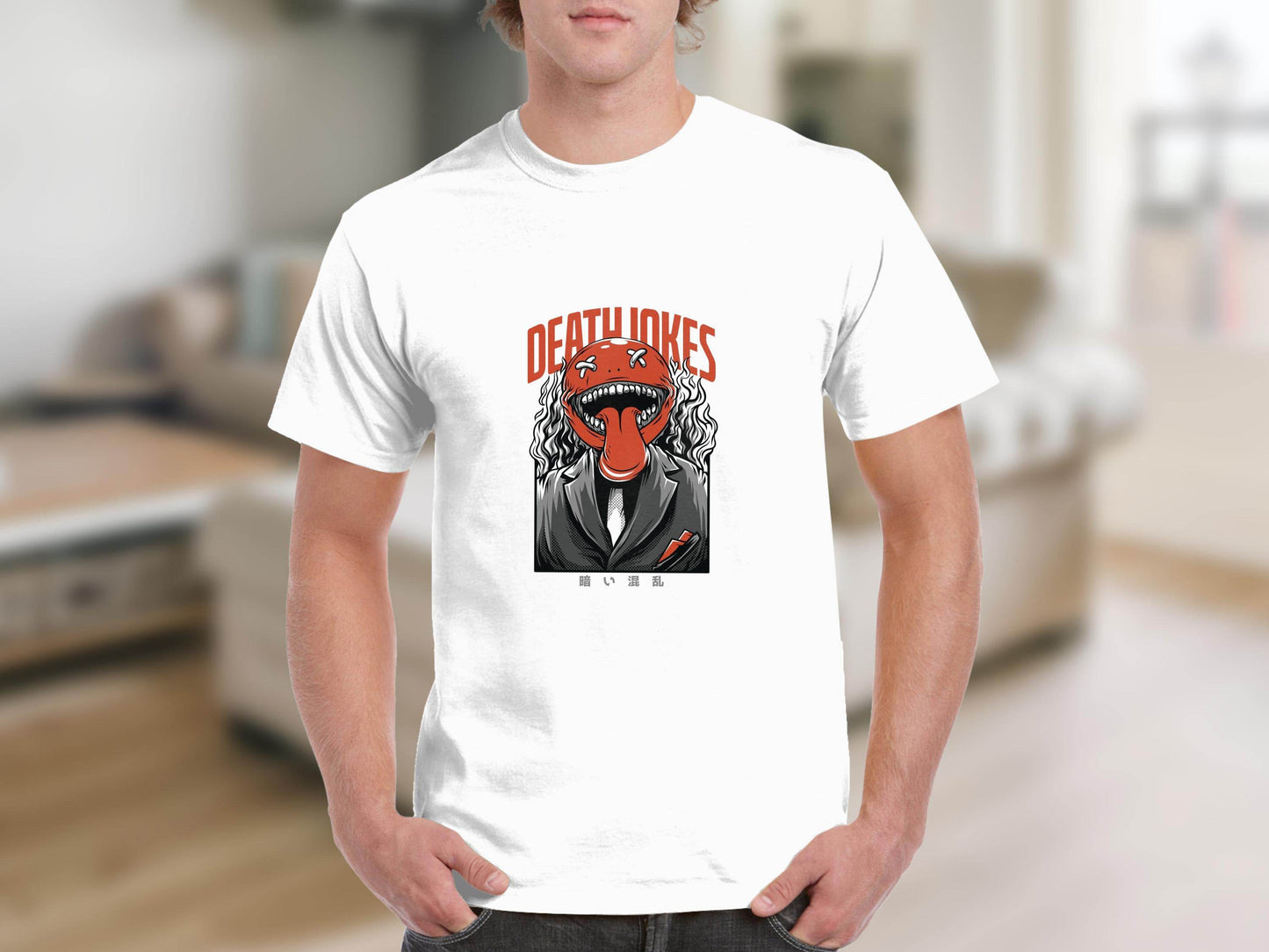 Death Jokes Scary Monster Graphic Artistic T-Shirt - Design & Vybe