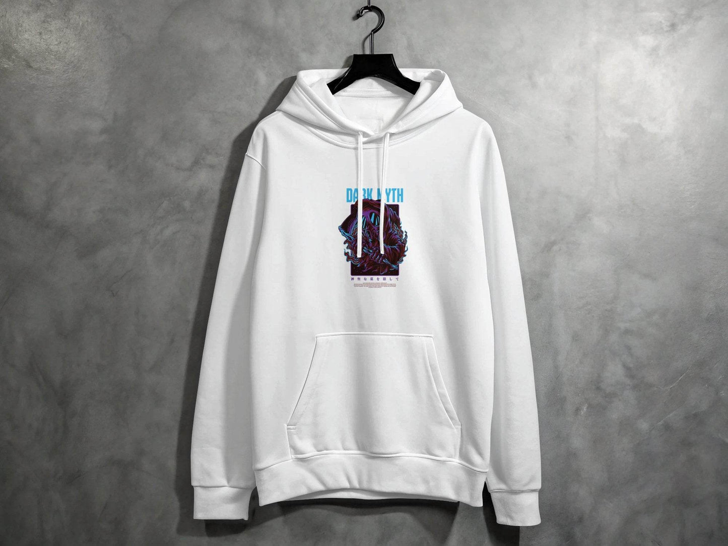 Dark Myth Grim Reaper Masked Artwork Design Hoodie - Design & Vybe
