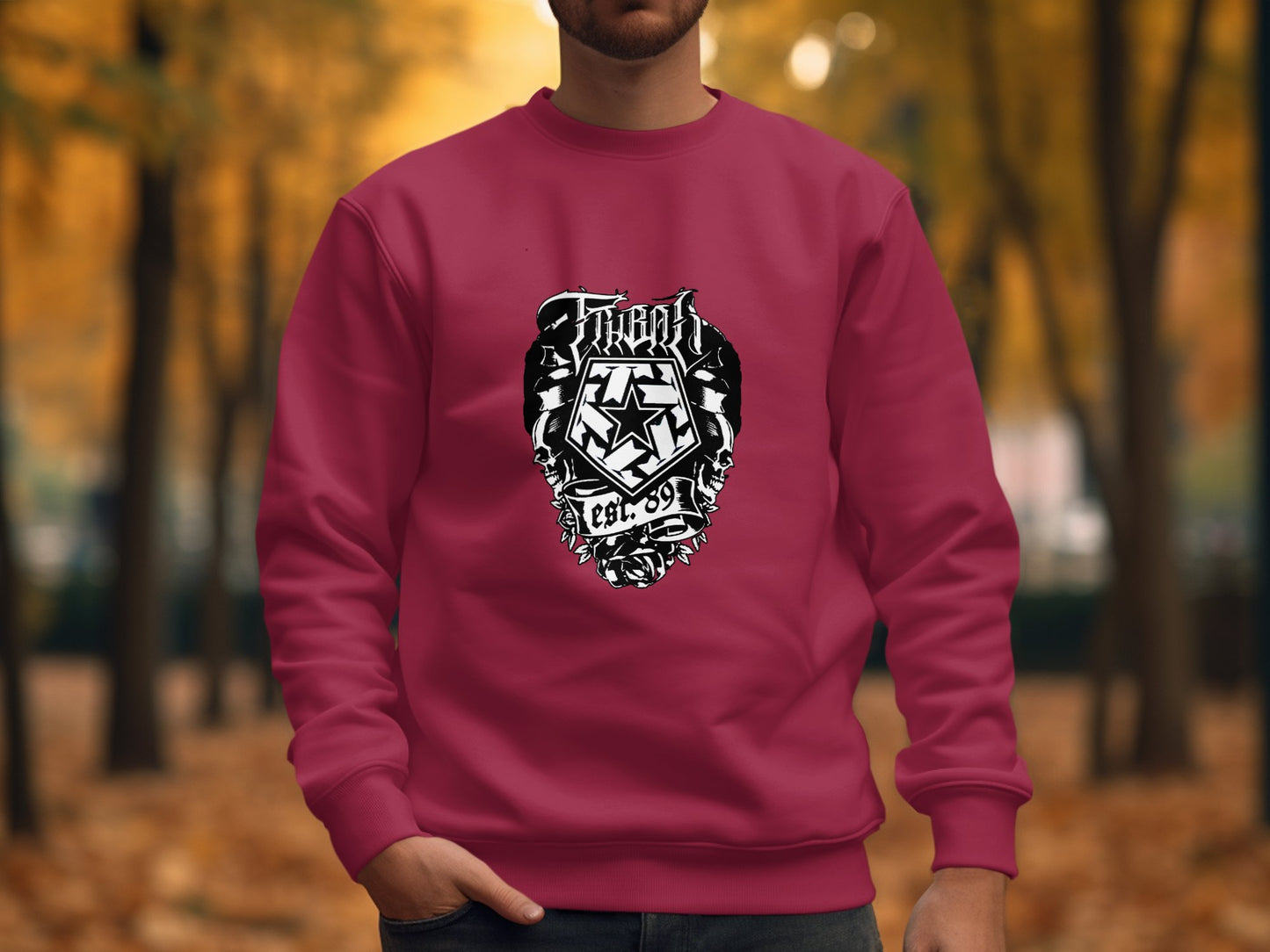 Bold Graphic Torros Design Crewneck Sweatshirt product