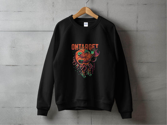 On Target Basketball Globe Design Premium Style Sweater - Design & Vybe