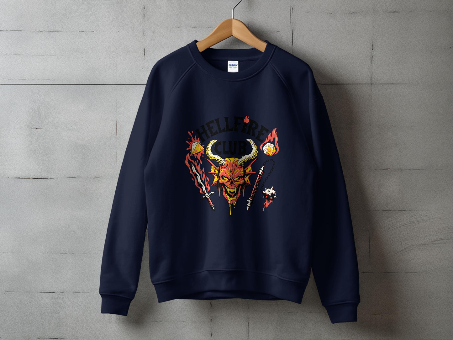 Hellfire Club Devil Graphic Design Sweatshirt product