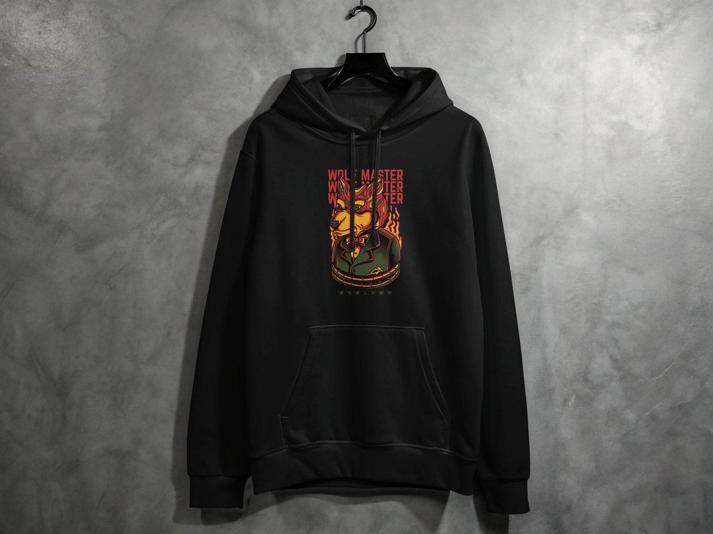 Wolf Master Illustration Artistic Apparel Design Hoodie - Design & Vybe