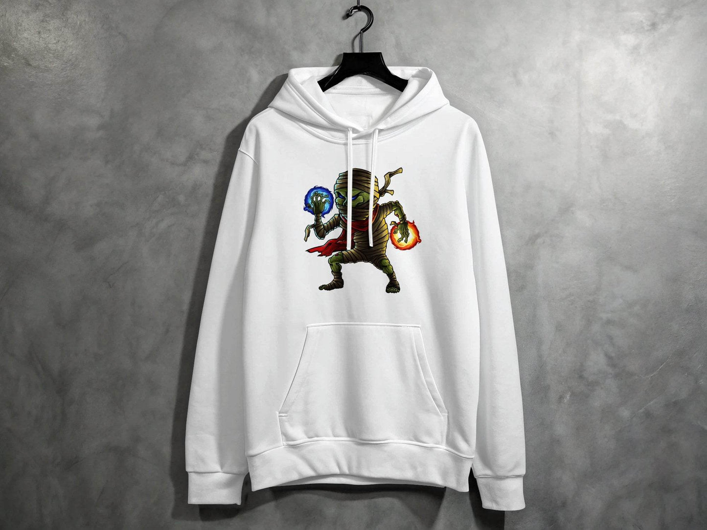 Elemental Zombie Mummy Character Design Graphic Hoodie - Design & Vybe