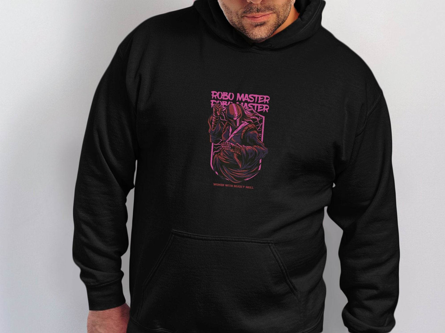 Robo Master Woman With Deadly Skill Graphic Design Hoodie - Design & Vybe