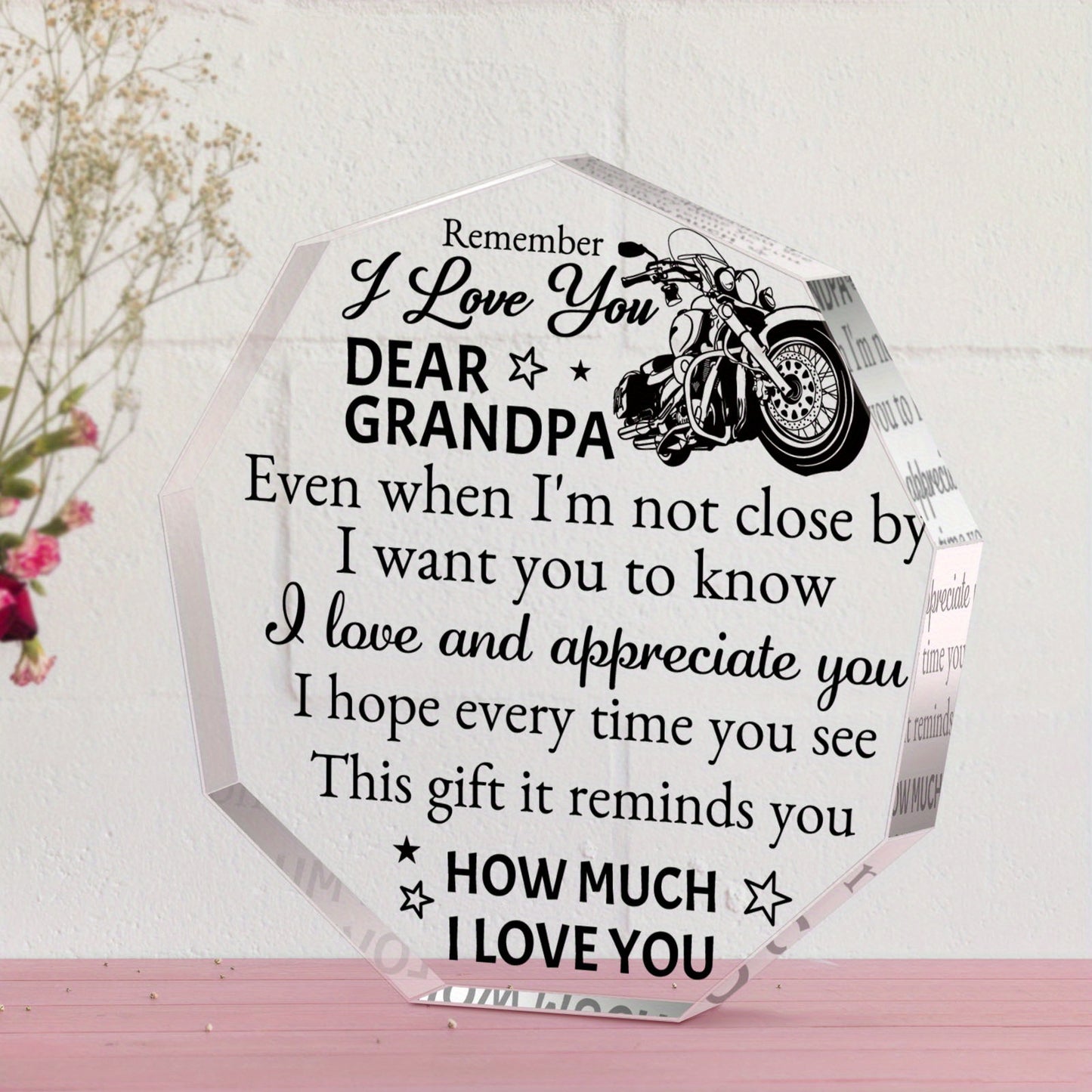 Grandpa Love & Appreciation Plaque