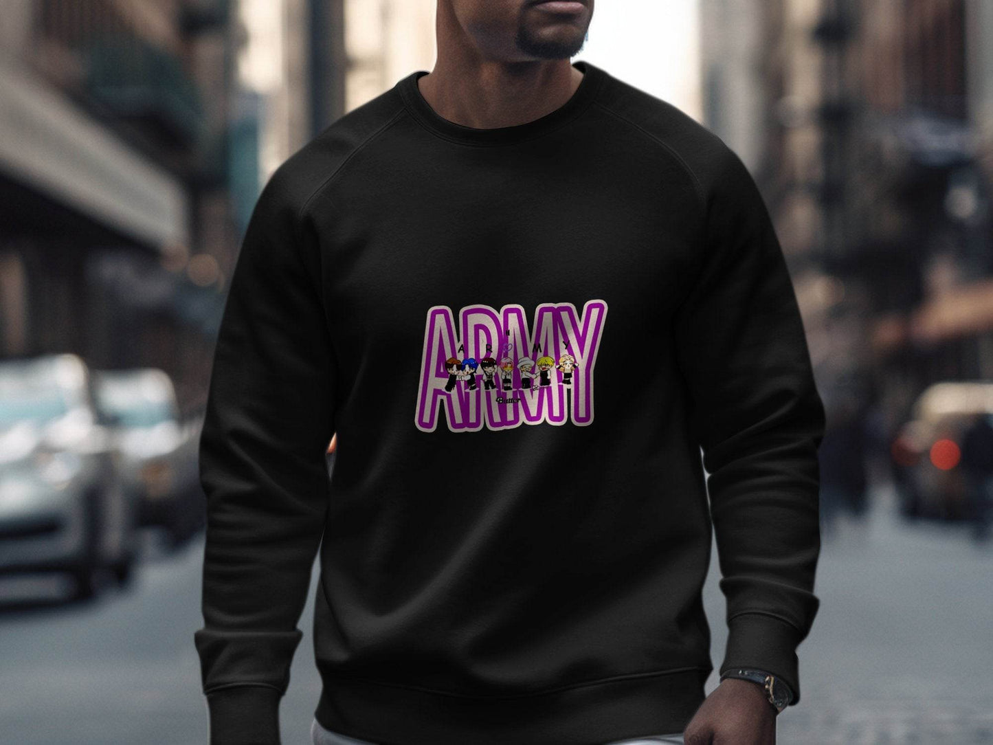 Cute BTS Army Butter Edition Design Fan Art Sweater - Design & Vybe