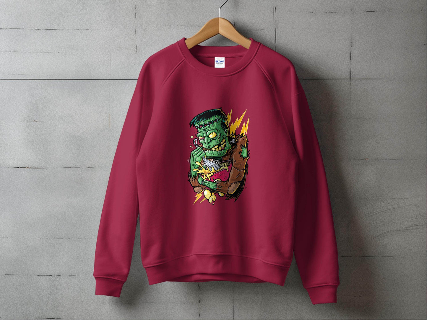 Mad Frankenstein Mixing Potion Funny Halloween Sweater - Design & Vybe