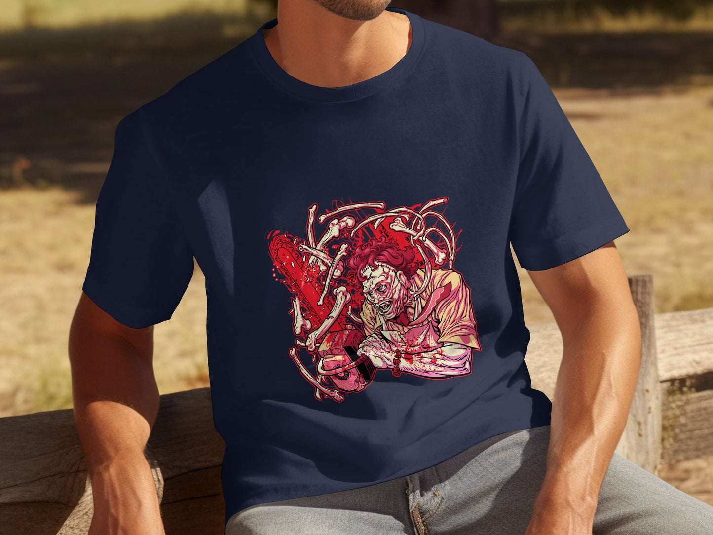 Zombie Embrace Halloween Dark Graphic T-shirt product