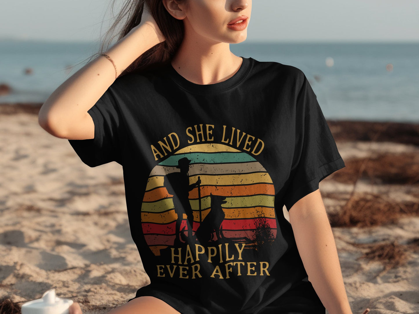 And She Lived Happily Ever After T-Shirt product