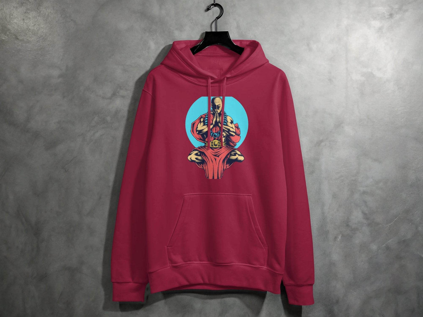 Inner Peace Meditating Monk Art Comfort Hoodie - Design & Vybe