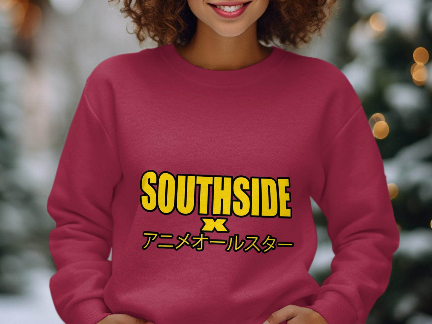 Southside with Anime All Stars Graphic Novelty Sweater - Design & Vybe