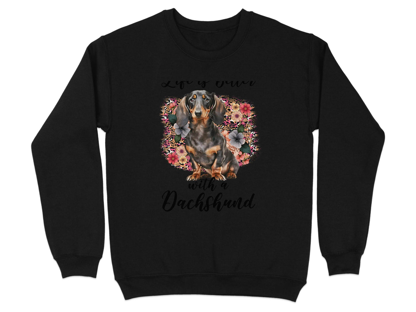 Life is Better with a Dachshund Cute Doggy Animal Sweater - Design & Vybe