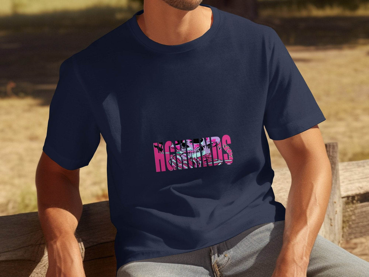 Pink Hounds Graphic Skeleton Print T-Shirt - Design & Vybe