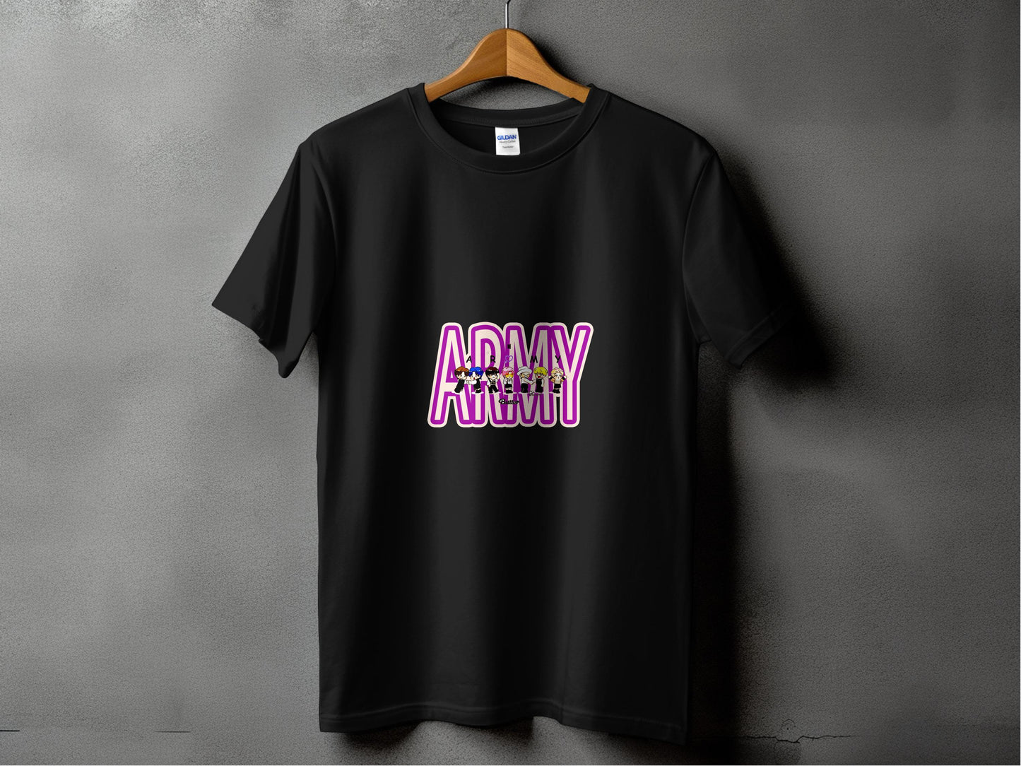 Stylish Army-Themed Graphic Tee Shirt product type