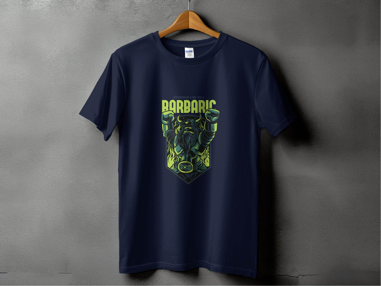 Stronger Like Hell Barbaric Warrior Graphic T-Shirt - Design & Vybe