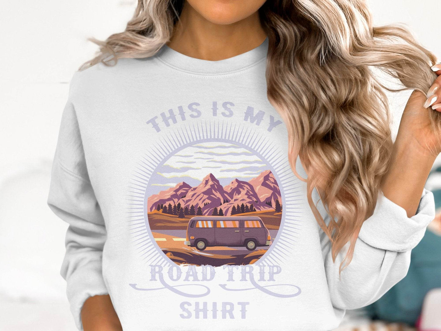 Road Trip Adventure Graphic Comfortable Sweater - Design & Vybe