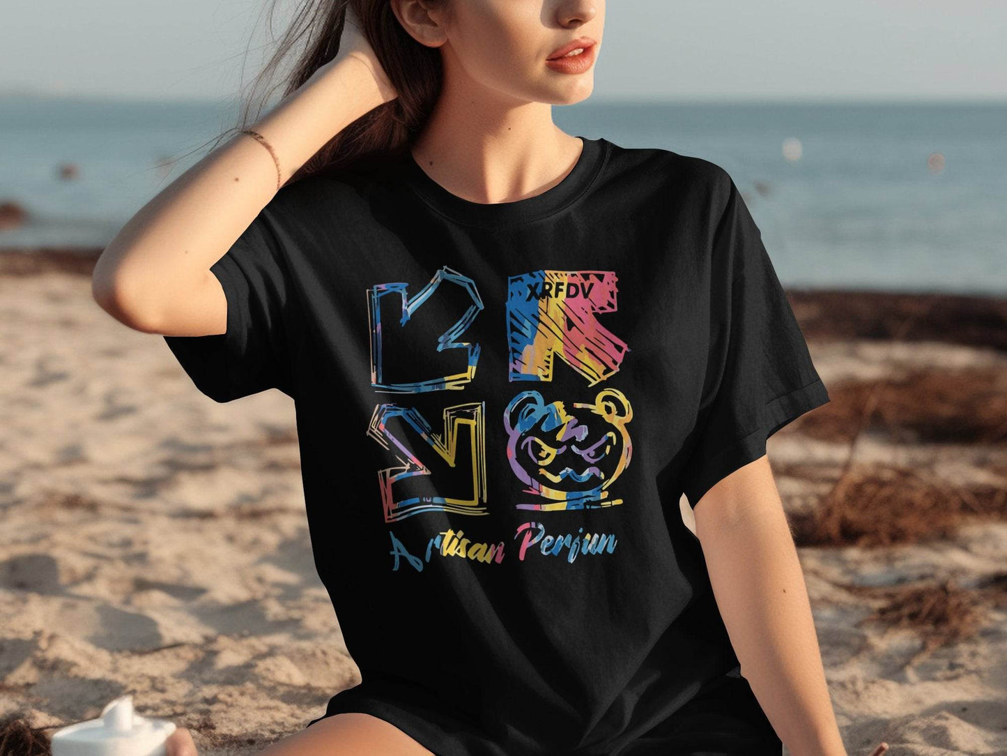 Artisan Perjun Mad Bear Arrow Unique Artistic Pattern Graphic T-Shirt - Design & Vybe
