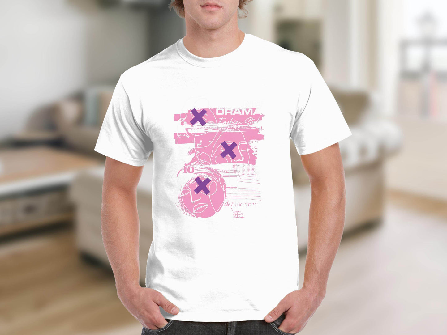 No Drama Fashion Style Reality Quote Abstract T-Shirt - Design & Vybe