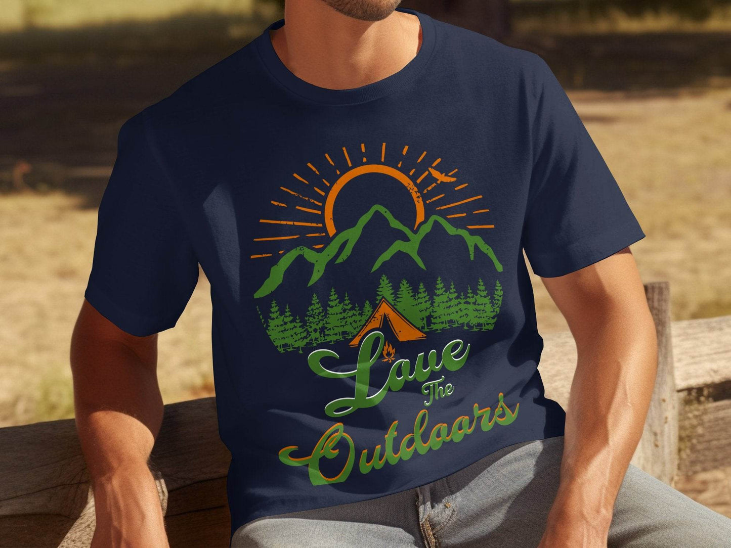 Love The Outdoors Graphic Adventure T-Shirt - Design & Vybe