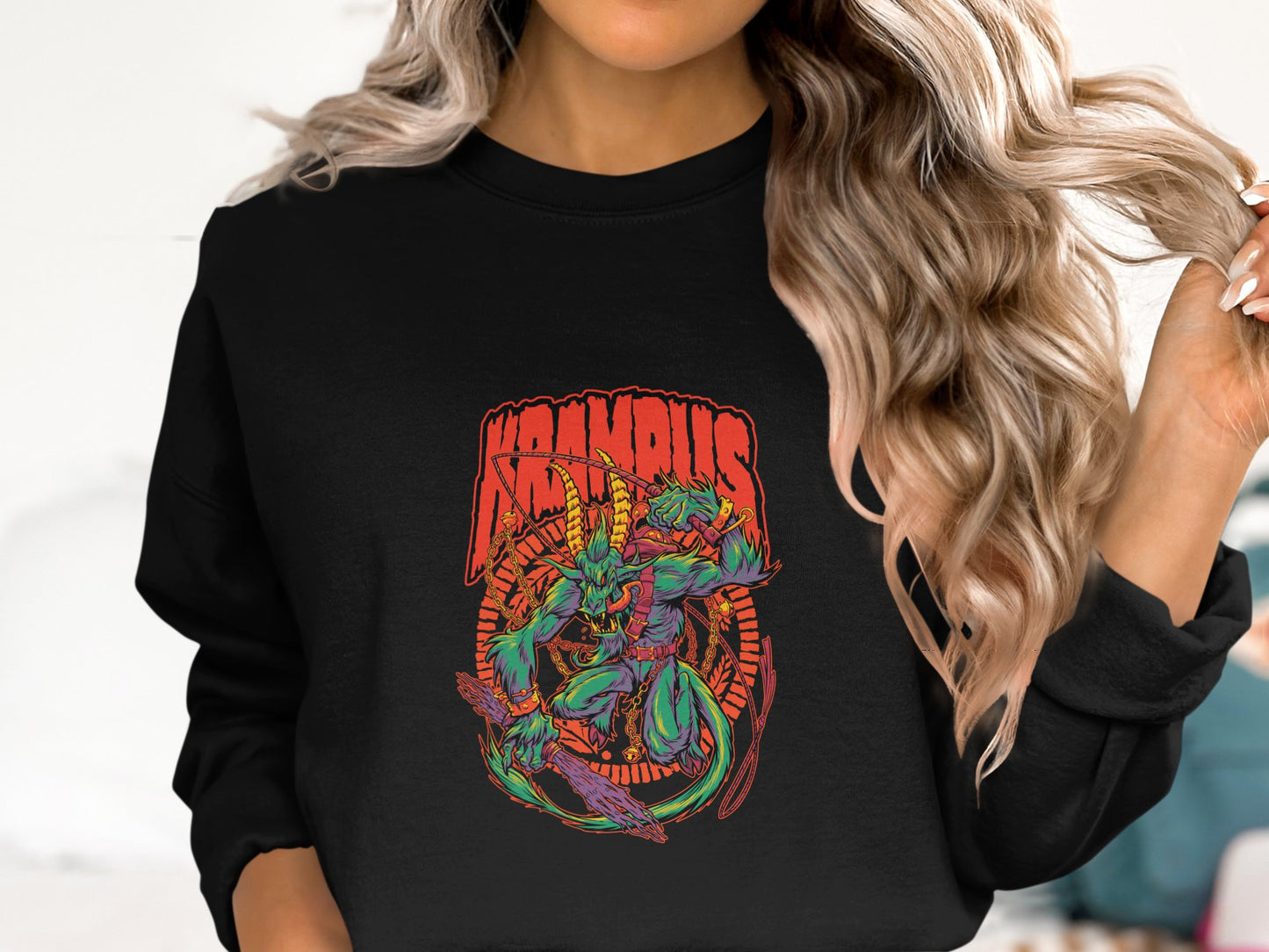 Vibrant Dragon Design Sweatshirt Unique Graphic Product