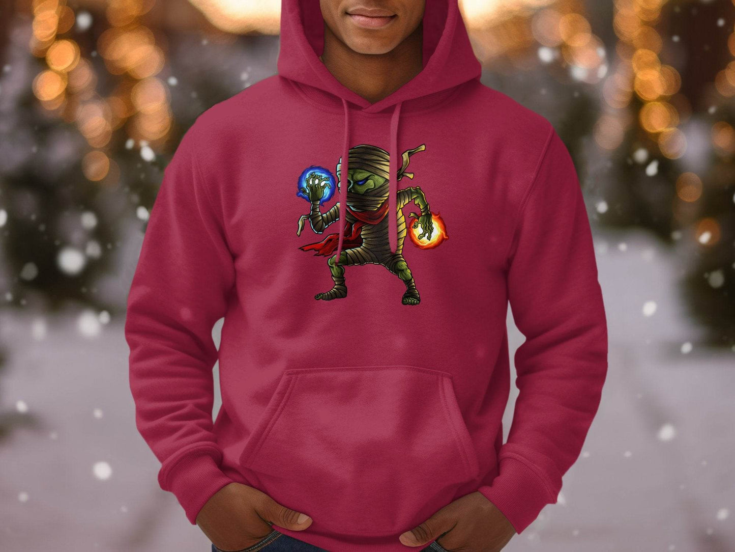 Elemental Zombie Mummy Character Design Graphic Hoodie - Design & Vybe