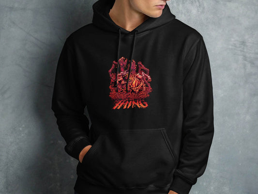 The Thing Horror Monster Dog Graphic Art Design Hoodie - Design & Vybe