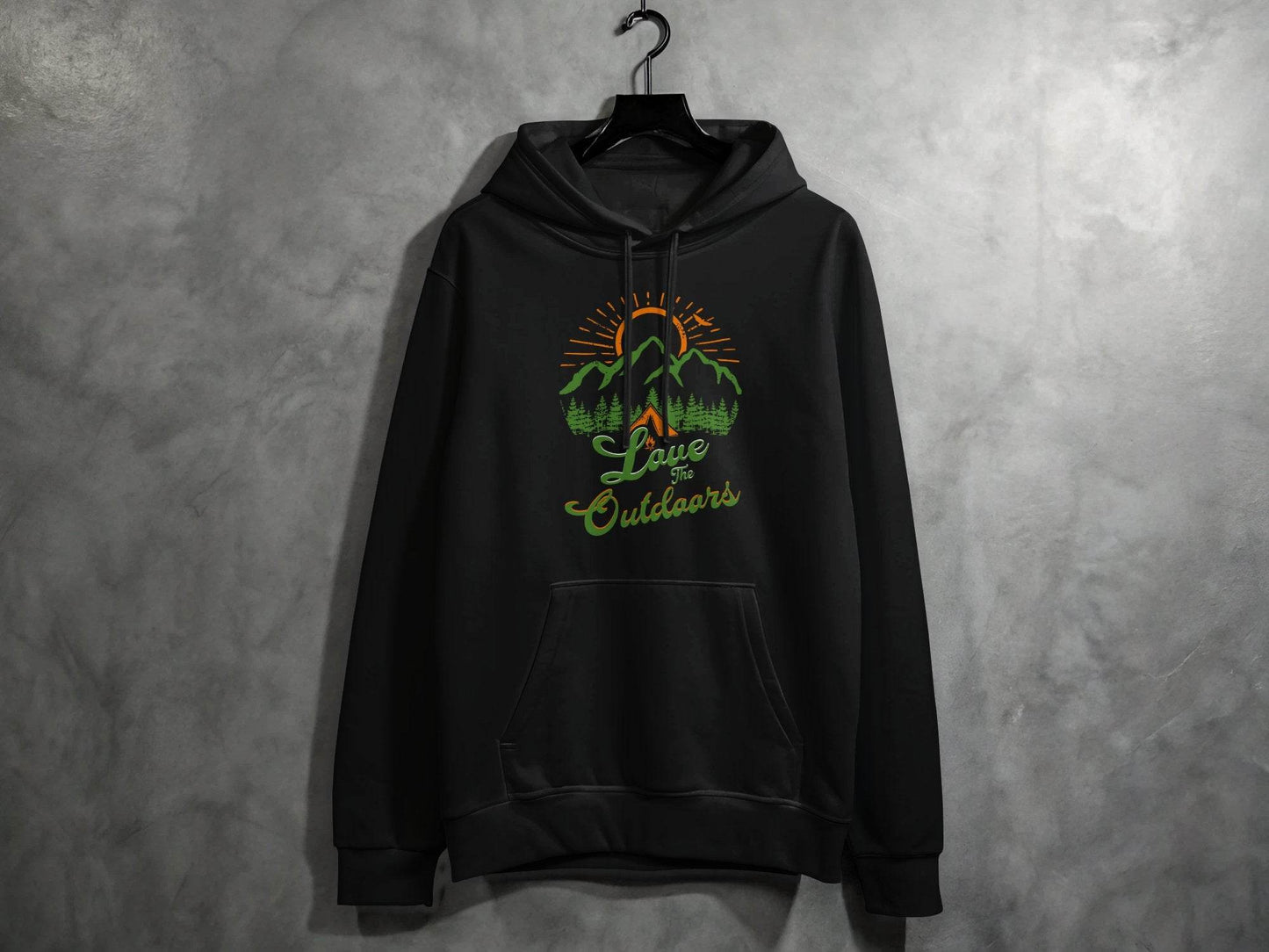 Love The Outdoors Graphic Adventure Hoodie - Design & Vybe