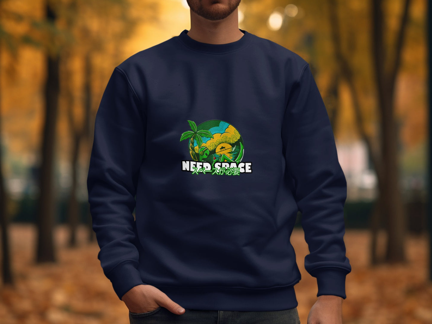 Need Space Sweatshirt Reflects Unique Artistic product type