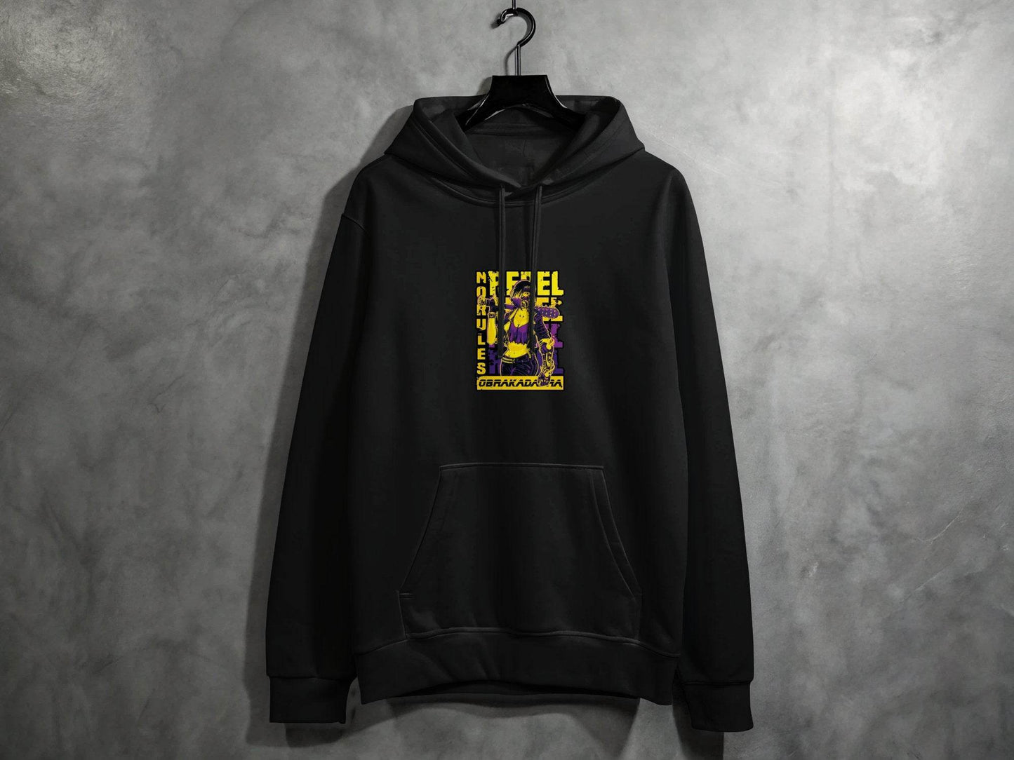 No Rules Rebel Image Graphic For Obrakada Hoodie - Design & Vybe
