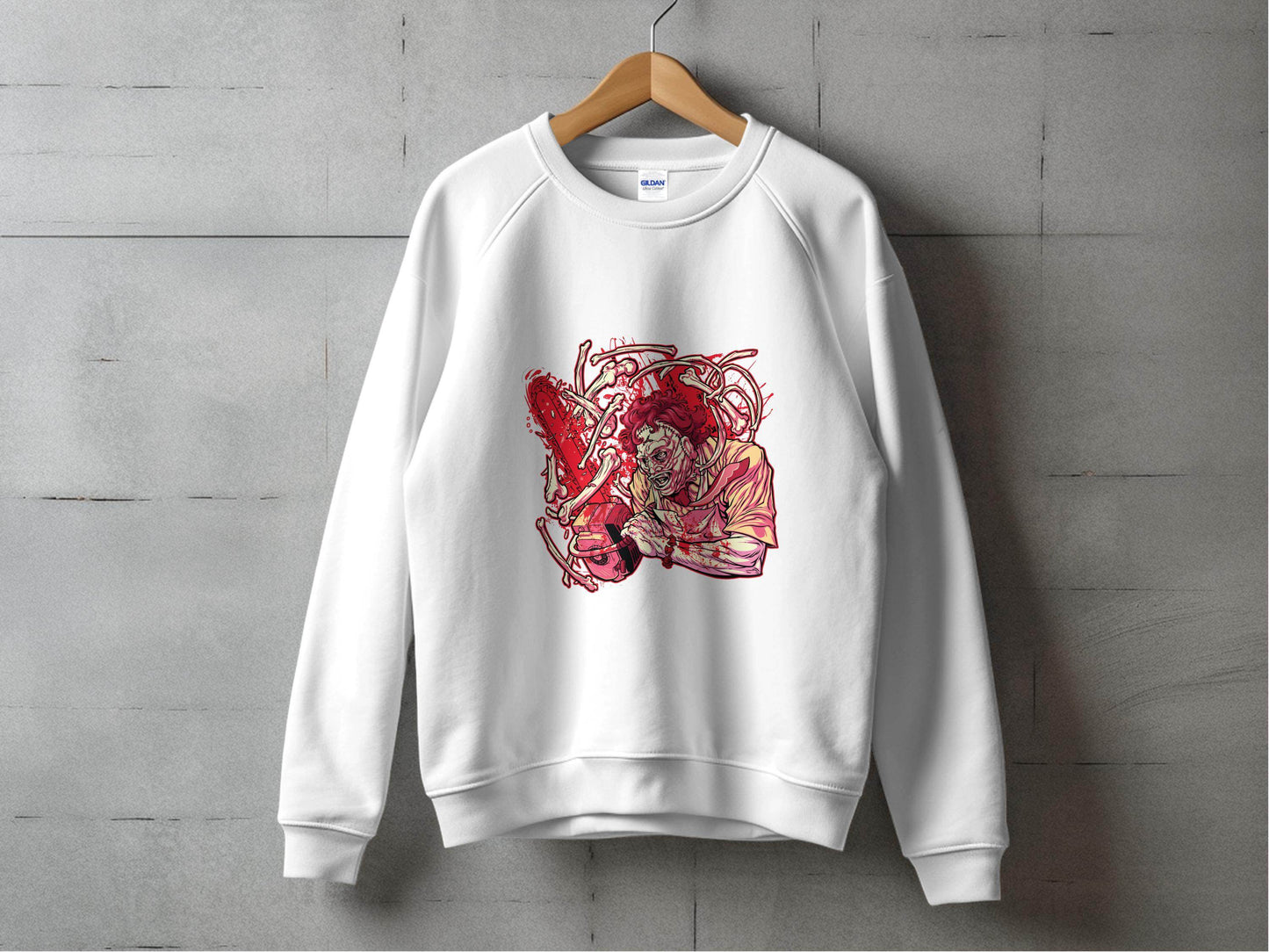 Chainsaw Massacre Graphic Style Design Awesome Sweater - Design & Vybe